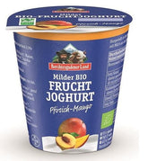 YAOURT PÊCHE - MANGUE (3,9% M.G. DANS LAIT) BIO SANS GLUTEN 150 g - BERCHTESGADENER LAND